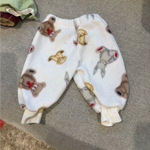 Vintage Carter's fuzzy pajama bottoms